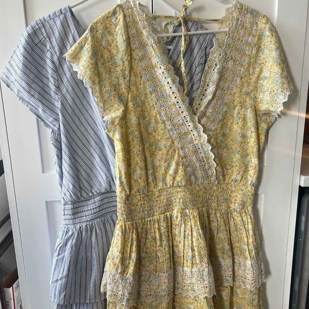 Two American Eagle Cotton Summer Dresses - Large